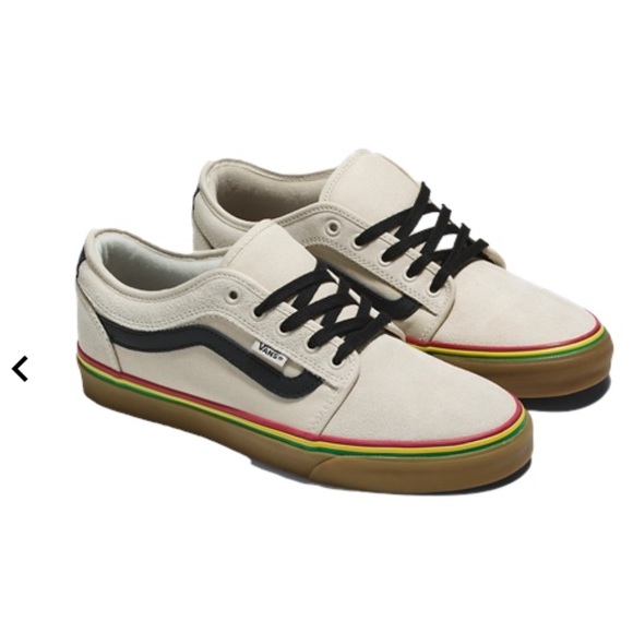 Vans Other - Vans Chukka Low Sidestripe Shoes Rasta & Turtledove Shoes skateboarding NWOT